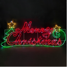 Χριστουγεννιάτικο Διακοσμητική Παράσταση 576 LED 205X81 cm | Aca Lighting | X085763222